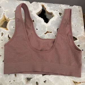 Ribbed Dusty Rose Tank